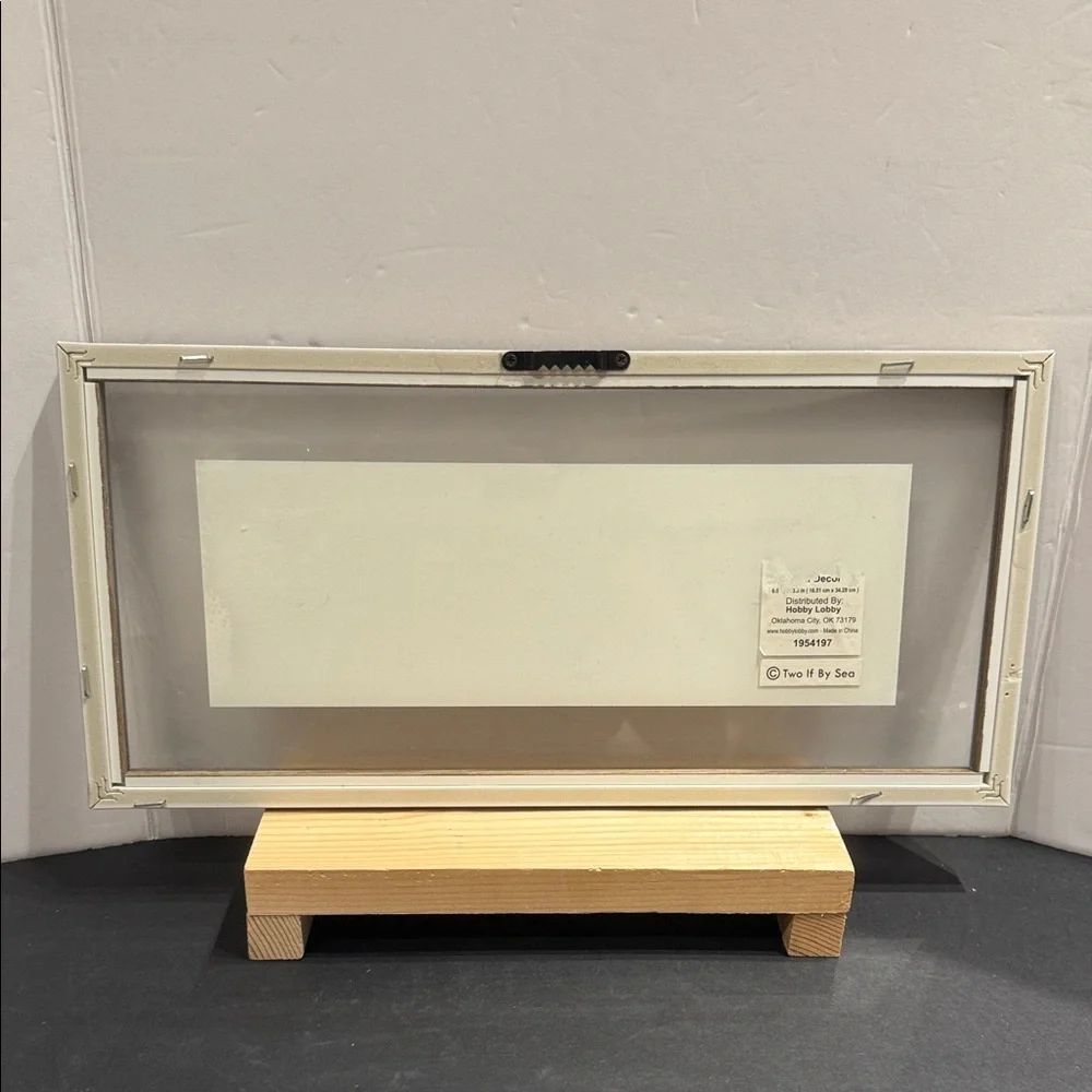 Hobby Lobby Home Sweet Home Drawn Houses in Glass Wood Frame Art FINAL PRICE!